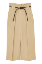 Cropped Wide Leg Origami Pants